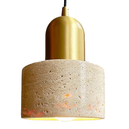 Plafonnier marbre moderne avec culot E27 style industriel salon