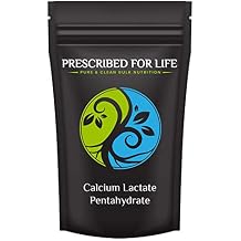Prescribed for Life Calcium Lactate Pentahydrate - 14% Calcium USP Powder, 5 kg
