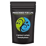 Prescribed for Life Calcium Lactate Pentahydrate - 14% Calcium USP Powder, 12 oz (340 g)