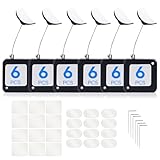 Retractable Remote Control Tether Lock: 6.5 ft Upgraded Pulling Force Security Lanyard Lock with Adjustable Cable Leash Length Clasp for TV Remote Control, Gaming Controller, Tablets Showroom (6 PCS)