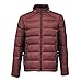 Cappotto da uomo in piumino d'anatra invernale con colletto rialzato   - RED WINE,XXXL