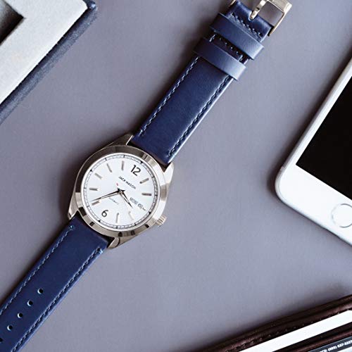 Image of BARTON WATCH BANDS - Top Grain Leather Watch Bands Compatible with Apple Watch Models - 1, 2, 3, 4, 5, 6, 7, 8, 9, 10, SE, Ultra & Ultra 2