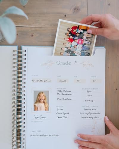 MaVie Memory Books, School Memory Book (Blue) - 3