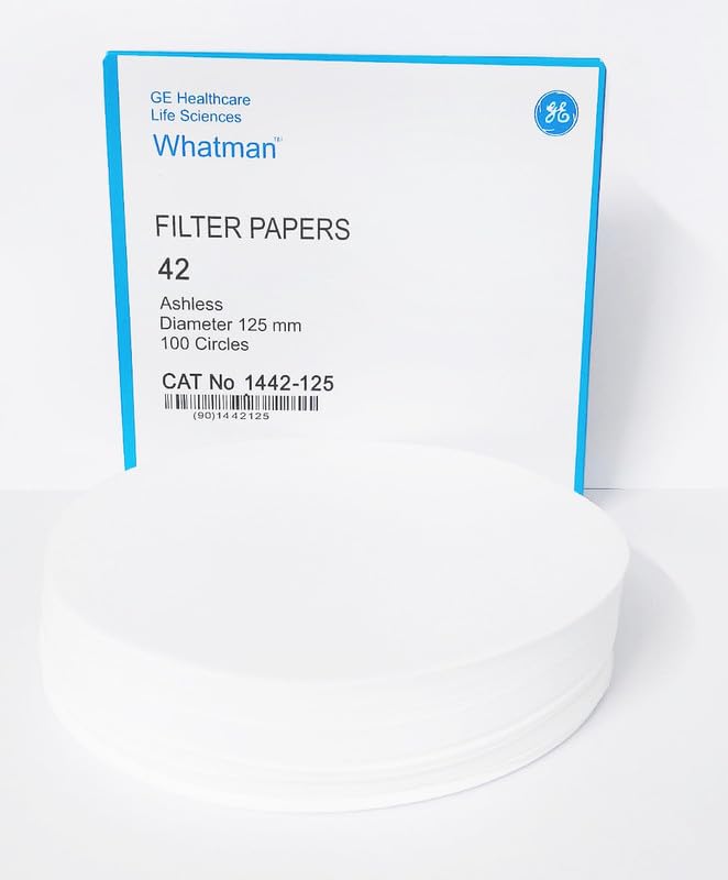 Whatman Filter paper Grade 42 12.5cm Ashles Paper industrial research Lab 2.5un 1442-125 Filter Paper (125 mm)-image-13