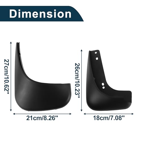 Image of Mud Flaps Splash Guards for Volkswagen Caddy 2005-2010 W /Mount Accessories Mud Guards Front and Rear 1 Set
