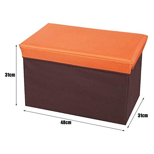 Pouf chaises ottomanes et coffre à jouets pliable vert nmdcdh