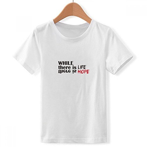 T-Shirt Ras du Cou Blanc pour Garçon Évite l'Inconfort Taille XL DIYthinker