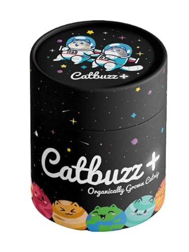 Pettobox Catbuzz Plus | 3 Times The Premium and Organically Grown Catnip | Fresh | Grown by Family Farmers in USA | All-Natural | Eco-Friendly