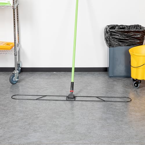 Image of Restaurantware-MOP FRAME ONLY: Clean Tek Professional 48 x 5 Inch Dust Mop Frame, 1 Snap-On Wire - Dust Cleaning Head And Handle Sold Separately, For Home Or Office, Iron Wire