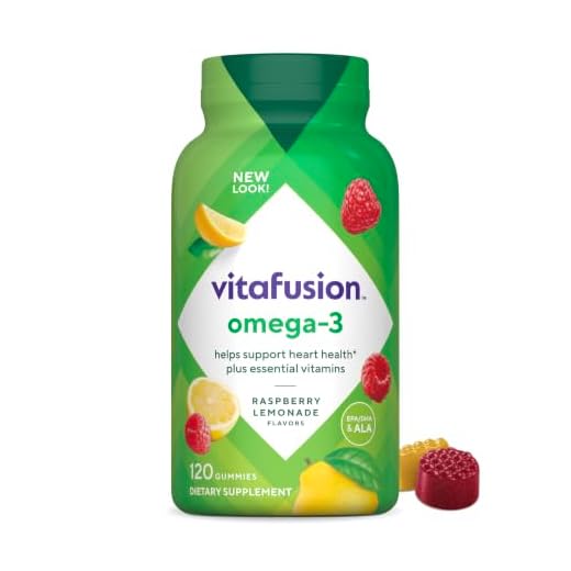 Vitafusion Omega 3 Gummies, 120 Count (Packaging May Vary)