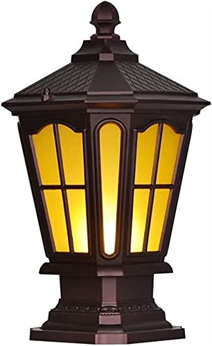 Poste d'éclairage de jardin borne lumineuse extérieure aluminium étanche