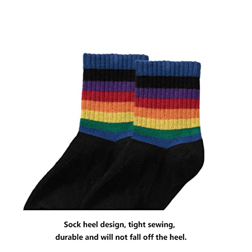 Walking Socks Children's Socks Breathable Cotton Socks Middle Tube Socks for Boys and Girls High Socks 1 Pairs Thick4