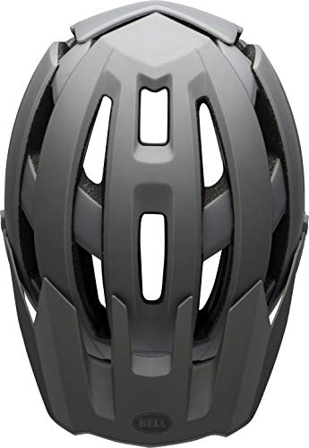 Bell Fahrradhelm Unisex-Adult Super Air in Matt/Gloss Gray, Größe 55-59