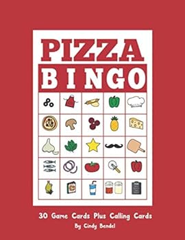 Paperback Pizza Bingo 30 Game Cards Plus Calling Cards Book
