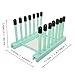 Vintage Vinyl Record Storage Holder Stand cleaning device drying rack Display - With Silicone top（Keep your records scratch free）– Holds up to 6 Album Lp’s, - for 12
