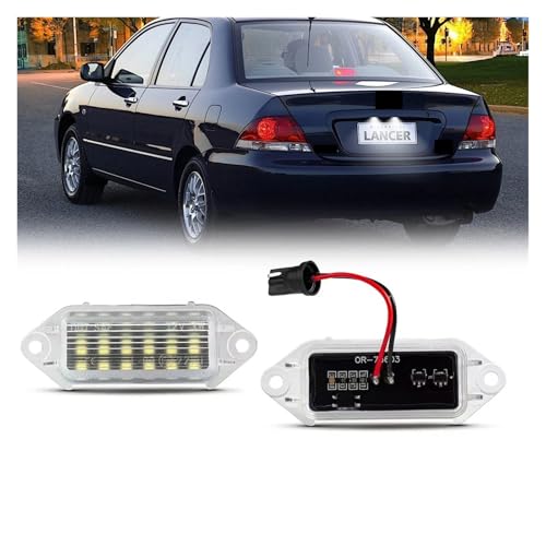 Luces LED Canbus para matrícula trasera de Mitsubishi Lancer 2003-2017 y Evolution X 6