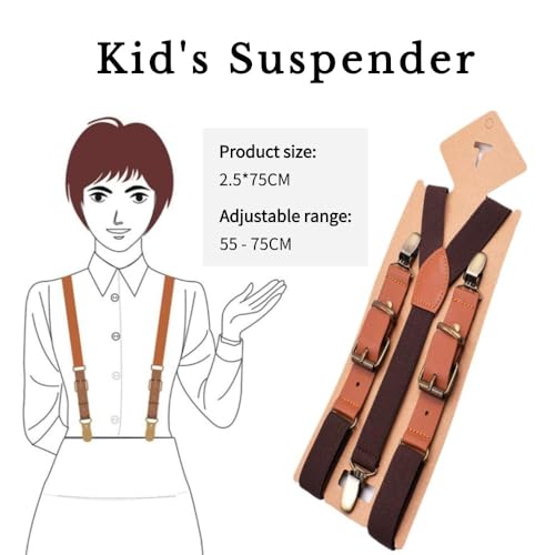 Y-Back 2.5cm Wide Suspenders for men, Adjustable and Soft for Comfort Fit2