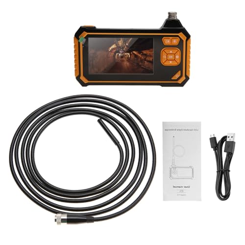 Caméra d'inspection endoscopique Jeffergarden double objectif LCD 4.3