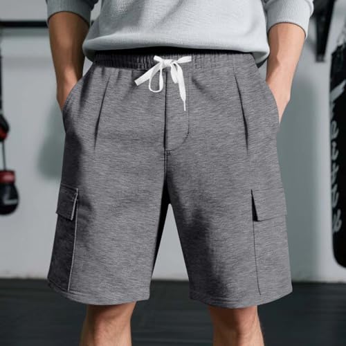 Image of Men's Hiking Shorts Tactical Quick Dry Work Cargo Shorts Summer Knee Length Pants Summer Fashion Casual Clothes