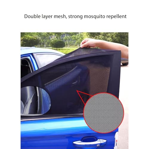 Rideau soleil voiture anti-UV pour Acura TL stoppe chaleur et insectes - 3