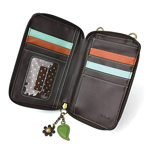 Image of CHALA Wallet Crossbody Cell Phone Purse - Women Faux Leather Multicolor Handbag with Adjustable Strap