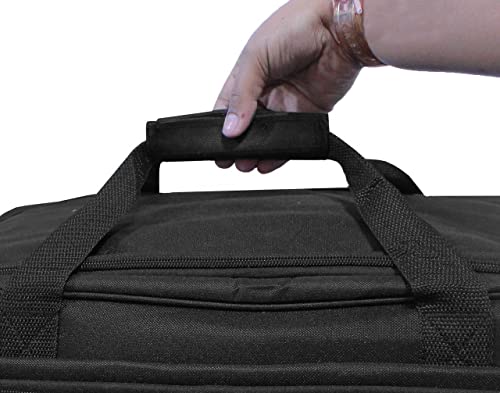 Mala De Viagem Grande Bolsa De Mao Rodinhas Poliéster Resistente Esportiva Cruzeiro