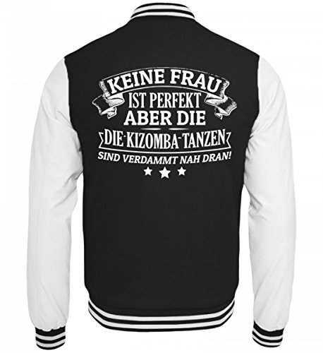 Chorchester Sudadera de alta calidad College – Kizomba Tänzer adaptada., blanco y negro, S