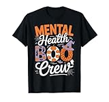 Photo Gallery halloween mental health boo crew spooky squad outfit maglietta Photo Gallery halloween mental health boo crew spooky squad outfit maglietta