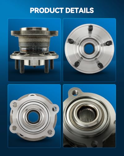 Image of PHILTOP 512500 AWD Rear Wheel Bearingl Hub Assembly for Escape, MKC