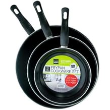 Stainless Steel Non-Stick Frying Pan Set-Pack of 3
