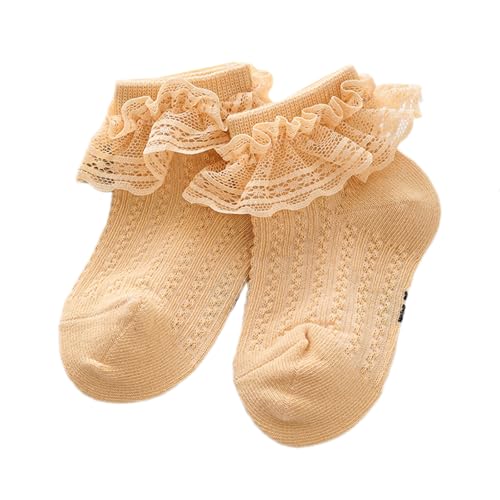 Baby Lace Socks For Girls Ages 3 Months To Cute Infants Ruffle Short Dance For Stage Performances Fashionable Lace S