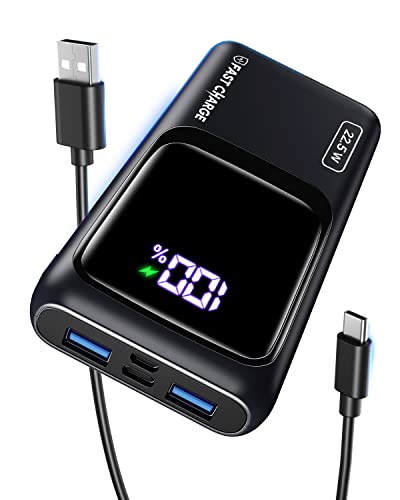 Coolreall Power Bank 20000mAh, 22.5W Powerbank con Pantalla LED, USB C Entrada & Salida PD3.0 QC4.0 Bateria Externa Carga Rapida Compatibilidad iPhone 16 15 14 13 12 Galaxy iPad Huawei Xiaomi