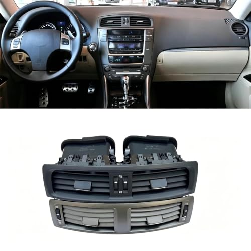 Ensemble de panneau sortie d'air noir pour cache aération Lexus IS