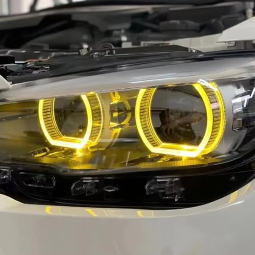 Módulo de luces diurnas DRL F20 LCI amarillo con iluminación estilo CSL 4