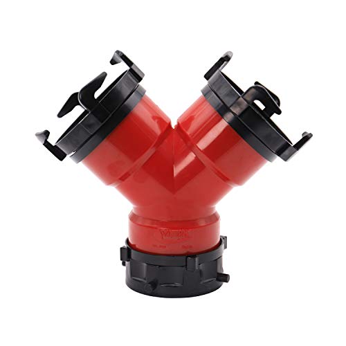 Valterra F02-2030 3" Rotating Rv Wye With Bayonet Fittings, Red #TOP4