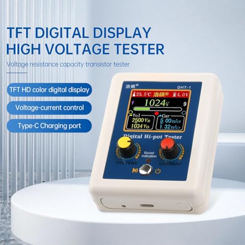 Testeur de haute tension numérique avec écran TFT 160x128 et interface multifonction Type-C