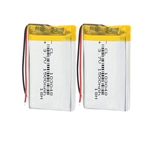3,7 v 1500 Mah Li Polymer Lithium Li Po Batterie, Mit PCB Modul Power Bank GPS Bateria Ersatz 2pieces