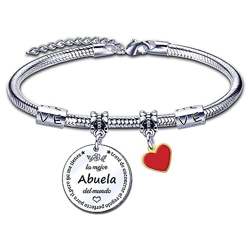 ZYMGUO Regalos Abuela Originales Pulsera para Abuela Pulsera Regalo Abuela Cumpleaños Pulsera,Regalo Abuela navidad (1)