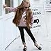 RONGXG Faux Fur Vest for Kid Girl Furry Cowgirl Sleeveless Jacket Cardigan Jacket Warm Fashion Waistcoat Vest Cardigan Coat (US, Alpha, X-Large, Regular, Brown)