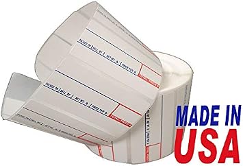 Aquos CAS Label 1000 Printing Scale Label Per Roll Label Compatible with LP-1000N(P), LP-II, CL-5000 Thermal Labels | Food Labels Stickers for Deli, Meat & Retail (8000, 36 Rolls)