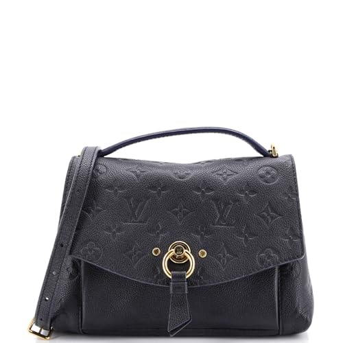 Pre-Loved Blanche Handbag Monogram Empreinte Leather BB, Blue