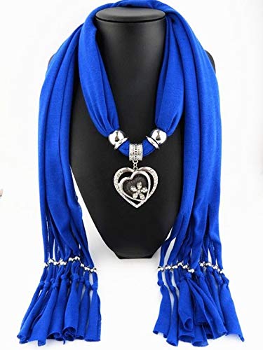 YUANCHENG Sciarpe Donna Collana Cuore Collana