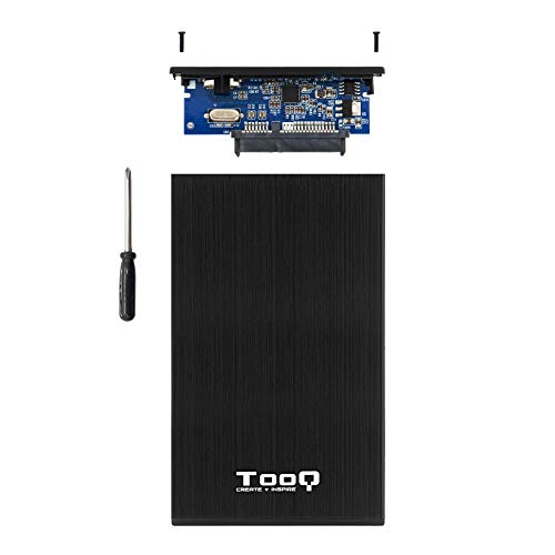 Tooq TQE-2527B Hoesje voor Harde Schijf (2.5 Inch, SATA USB 3.0) Zwart - Afbeelding 4