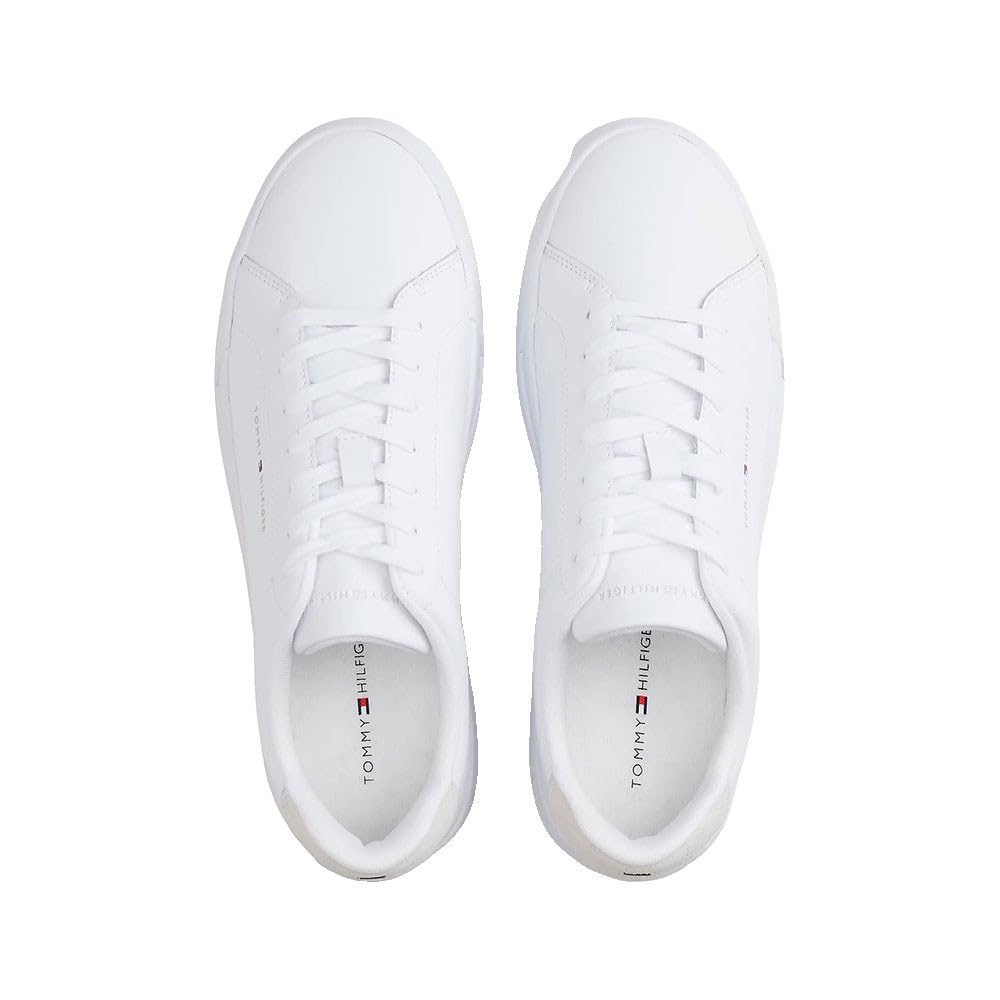 Tommy Hilfiger TH Court Core FM0FM05904YBS007 Low Top, Bianco, 46