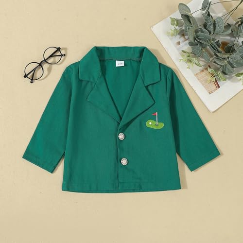 Baby Boy Girl Coat Toddler Golf Clothes Long Sleeve Lapel Button Down Tops Infant Spring Sport Jacket 9M-3T2