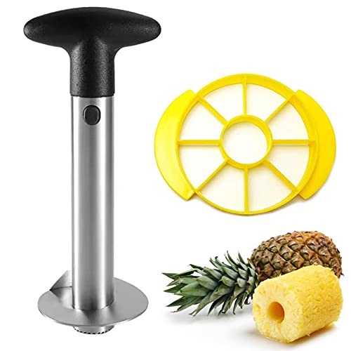 Pelador De Piña 3 En 1 OITUGG - Acero Inoxidable Para Pelar, Rebanar Y Quitar Corazón