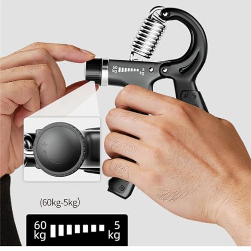 Hand Grip Fortalecedor de Mãos Punhos E Dedos Molas Ajustáveis Exercitador De Resistência Para Fisio