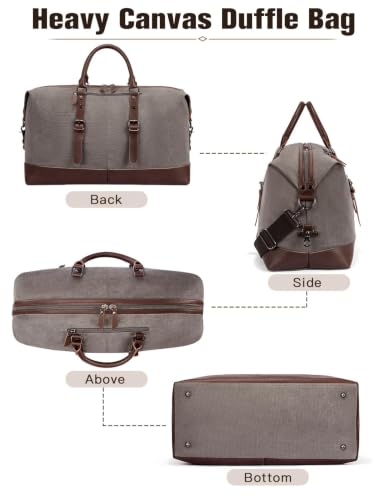 Custom Mens Travel Canvas Duffel Bag