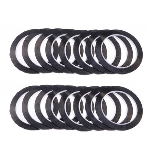 Cintas adhesivas negras de PET autoadhesivas cortables para pizarras de metal