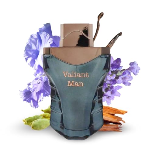 Jean Rish Valiant Eau De Toilette - Perfumes for Men (3.4 Fl Oz / 100ml) with Vanilla & Woody Notes - Long Lasting Scent, Luxury Fragrance - Paraben, Sulphate & Cruelty-Free